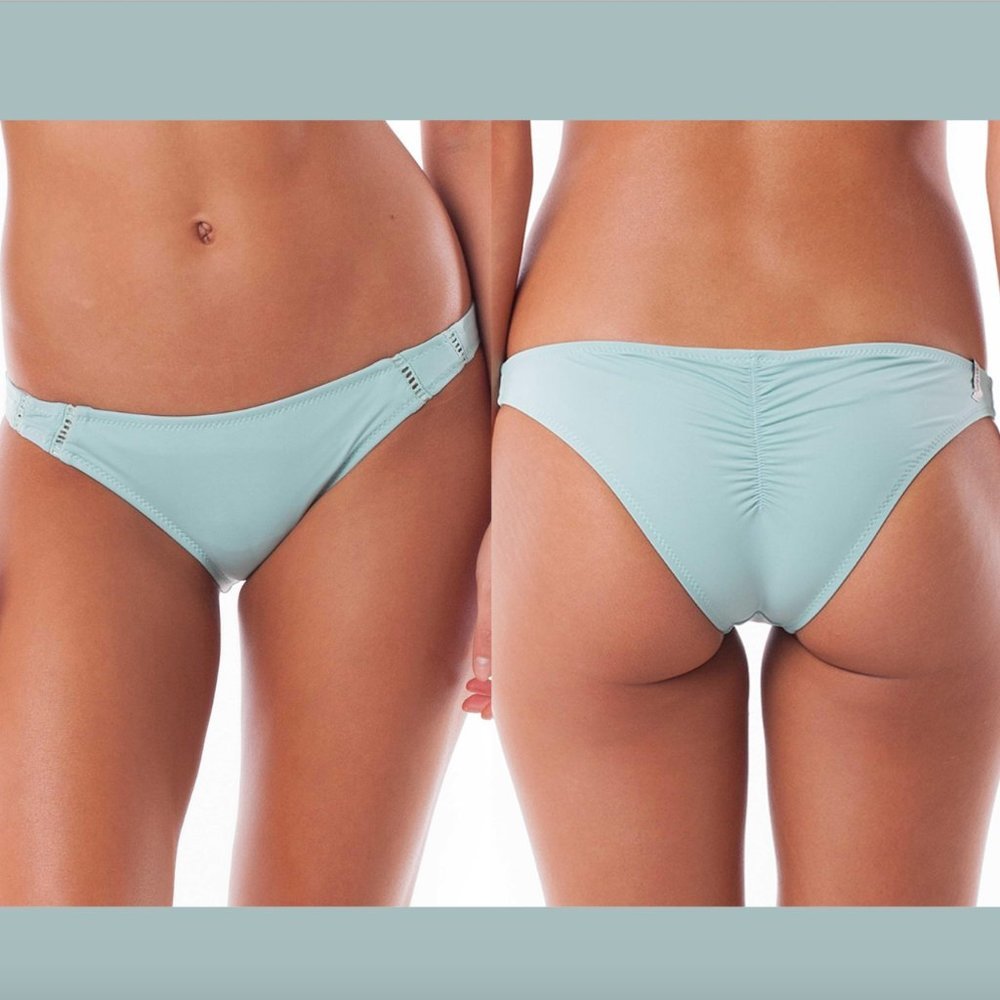 NWD Rhythm My Cheeky Bikini‎ Bottoms in Pool [ SZ Small US ] #3744